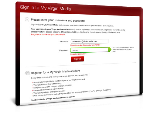 virgin media sim no service